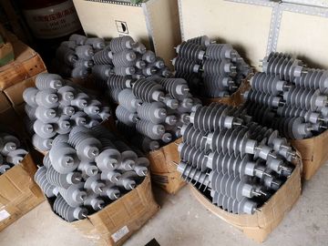 11kv 15 Kv Gapless Lightning Arrester / Electrical Surge Arrester In Transmission Line