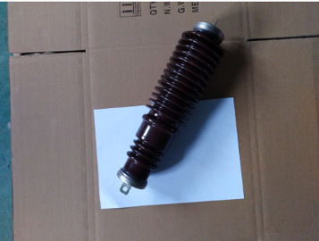 24kv High Voltage Surge Arrester / Power Line Porcelain Lightning Arrester