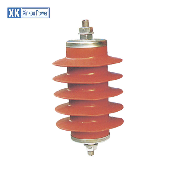 Mv Zinc Oxide Lightning Arrester In Substation / Electrical Surge Arrester